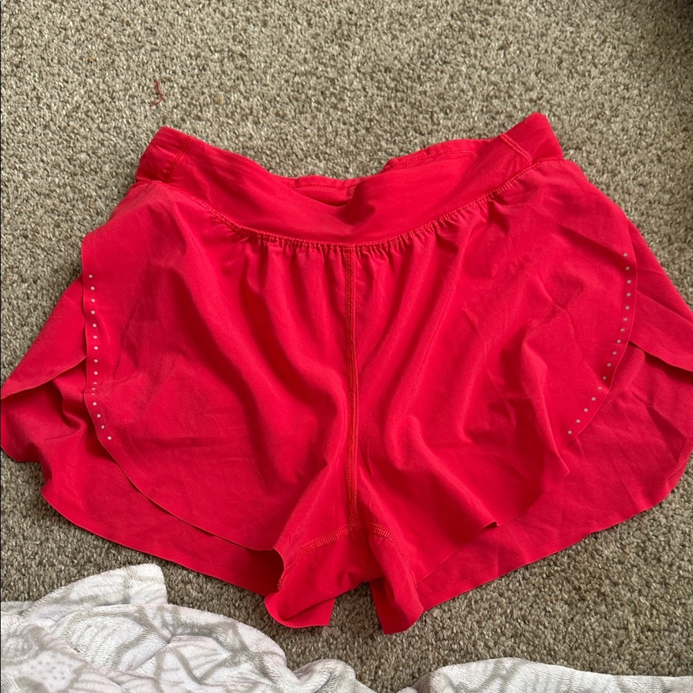 lululemon athletica Red Athletic Shorts